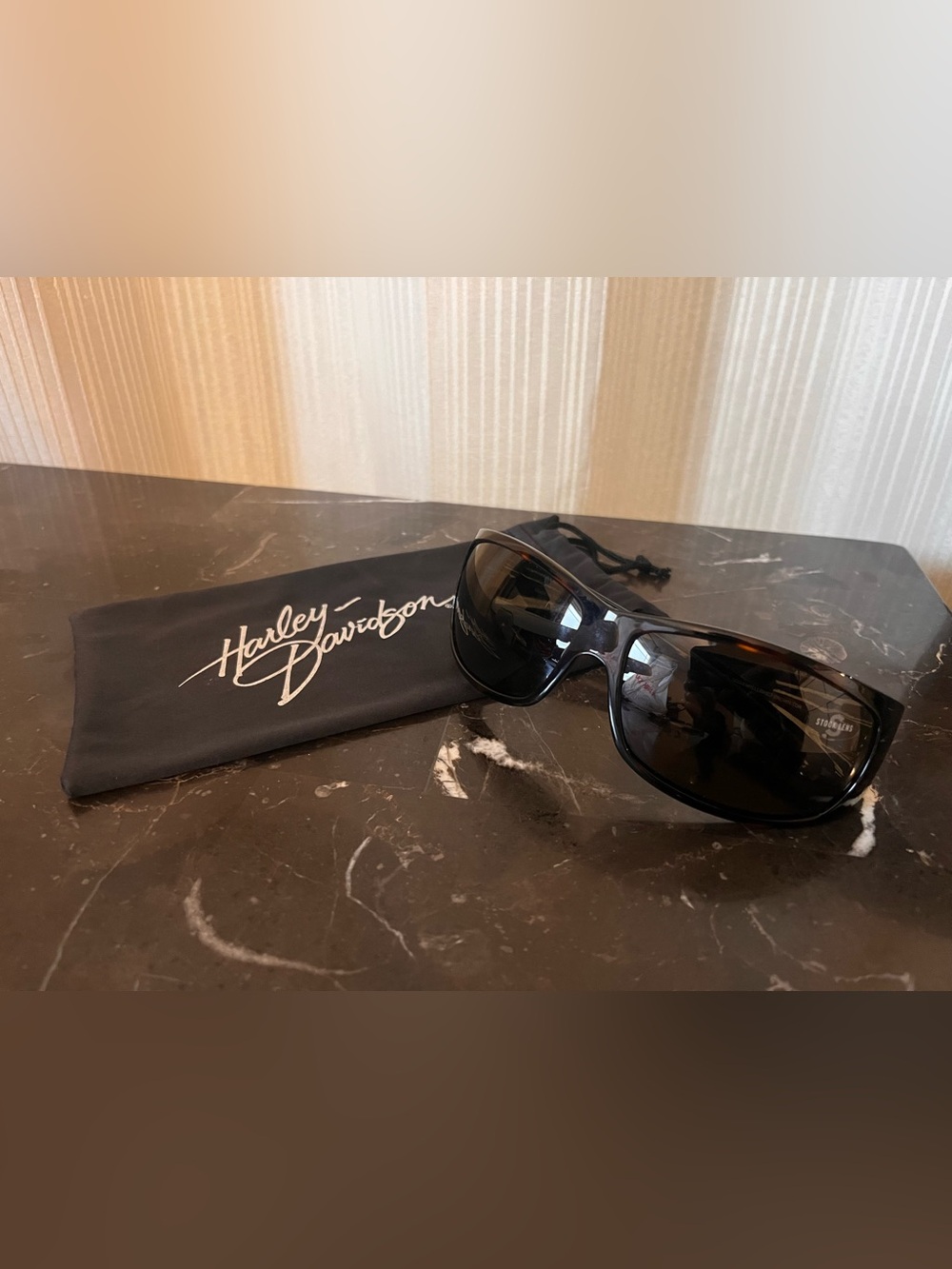 Harley-Davidson Rhinestone Tortoiseshell Sunglasses Made in Italy 98238-12VW